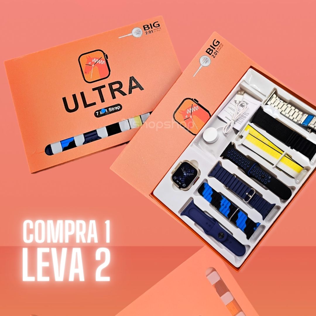 Pack Smartwatch Ultra 7 em 1
