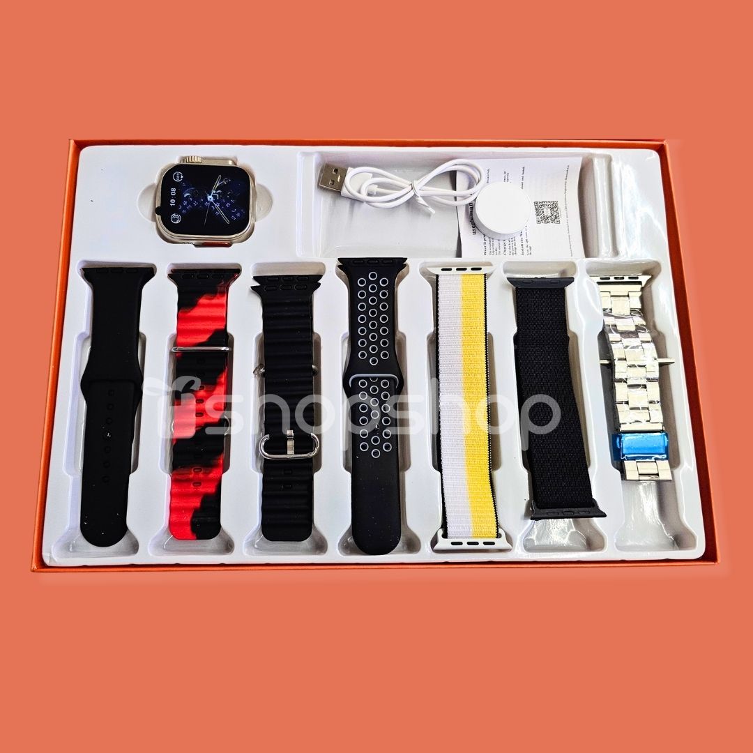 Pack Smartwatch Ultra 7 em 1