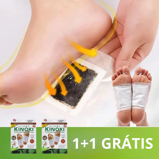 Adesivos Detox para Pés Kinoki – 10 unidades