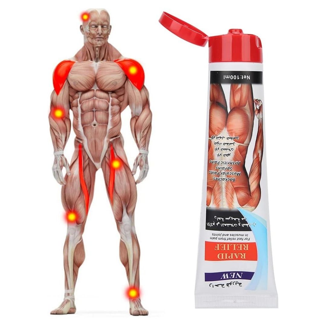 Creme para Dores Musculares e Artrite - Rapid Relief