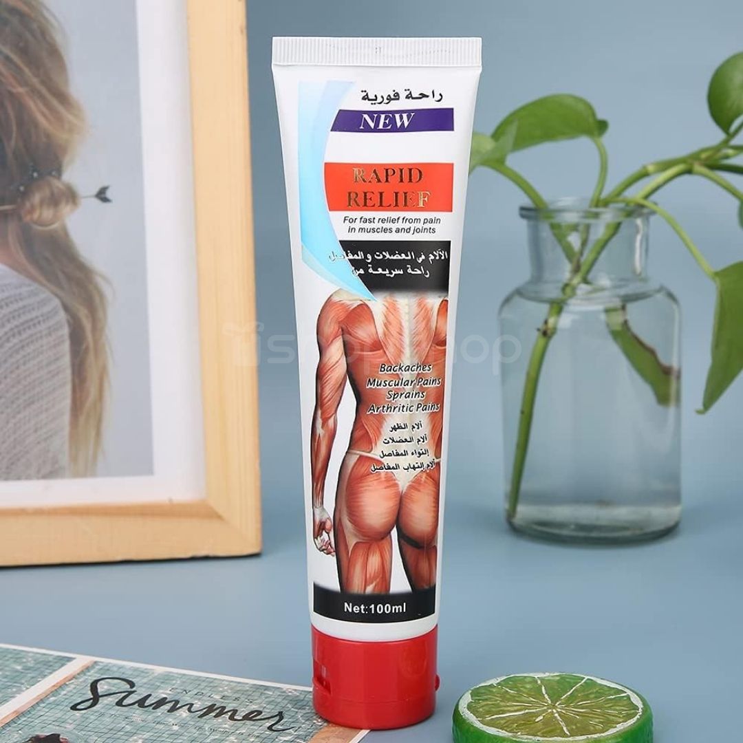 Creme para Dores Musculares e Artrite - Rapid Relief