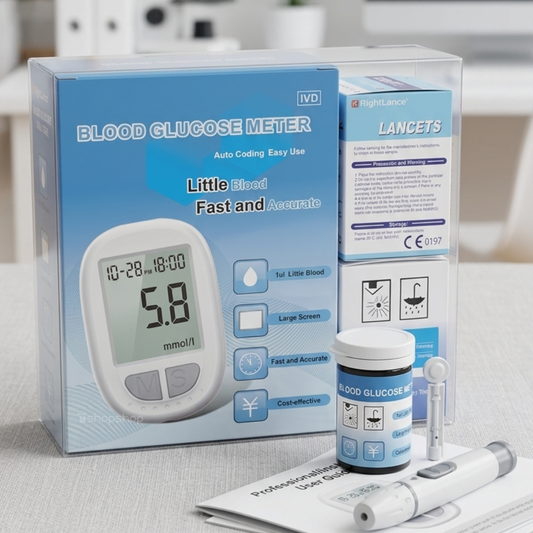 Medidor de Glicose Digital - Kit Completo