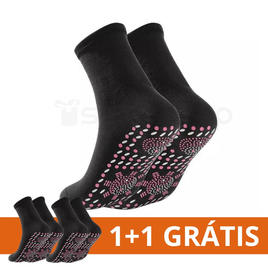 Meias de Acupressão Anti-Varizes Turmalina