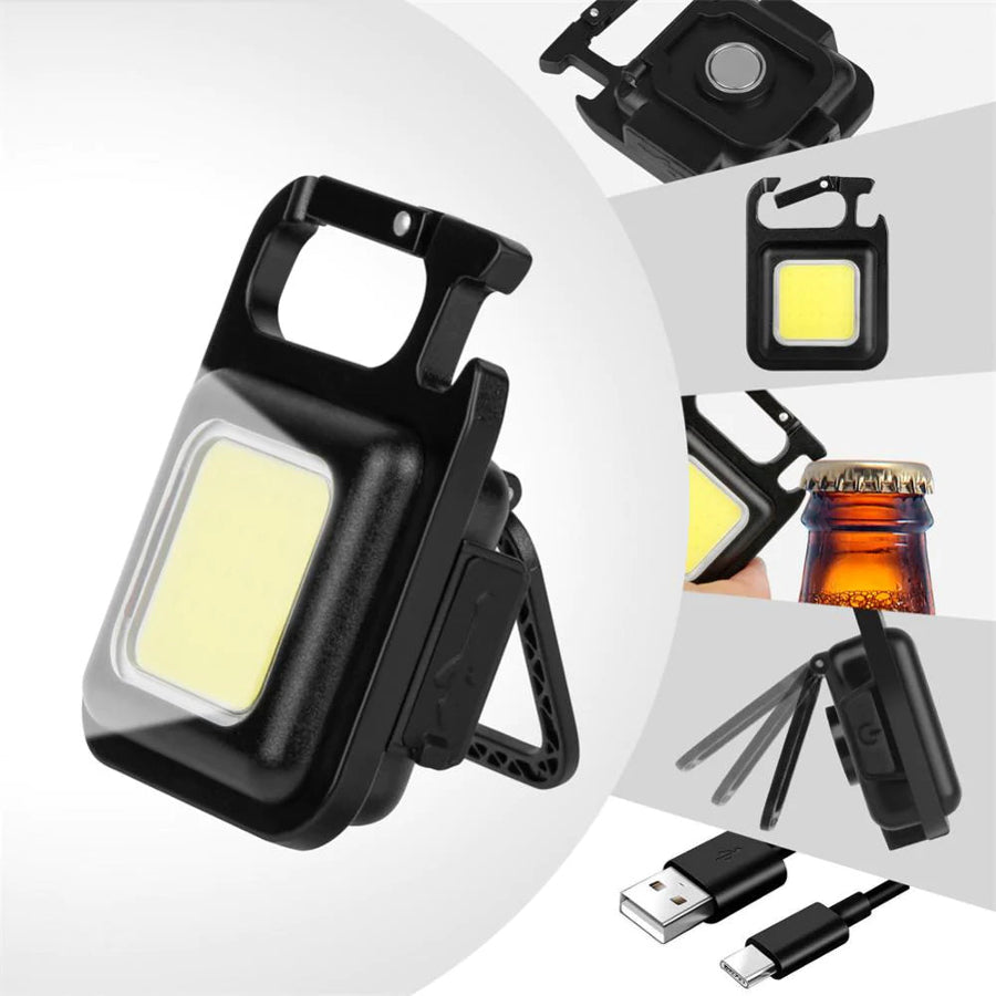 Mini Lanterna Multiusos Recarregável