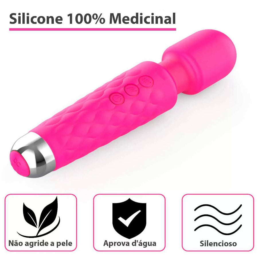 Vibrador de Silicone Recarregável