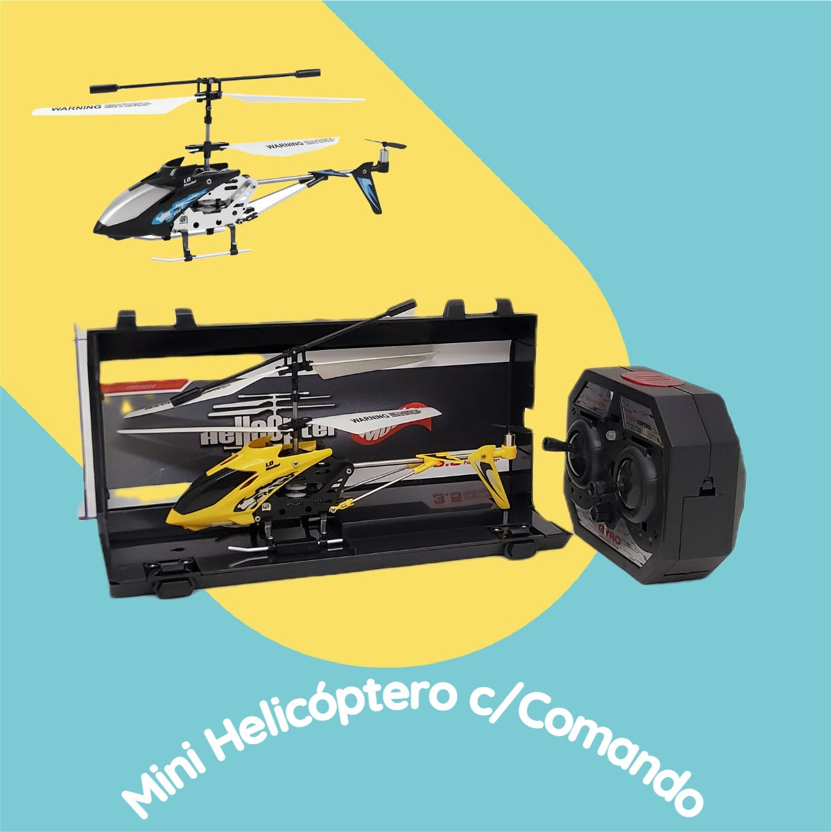 Mini Helicóptero c/Comando