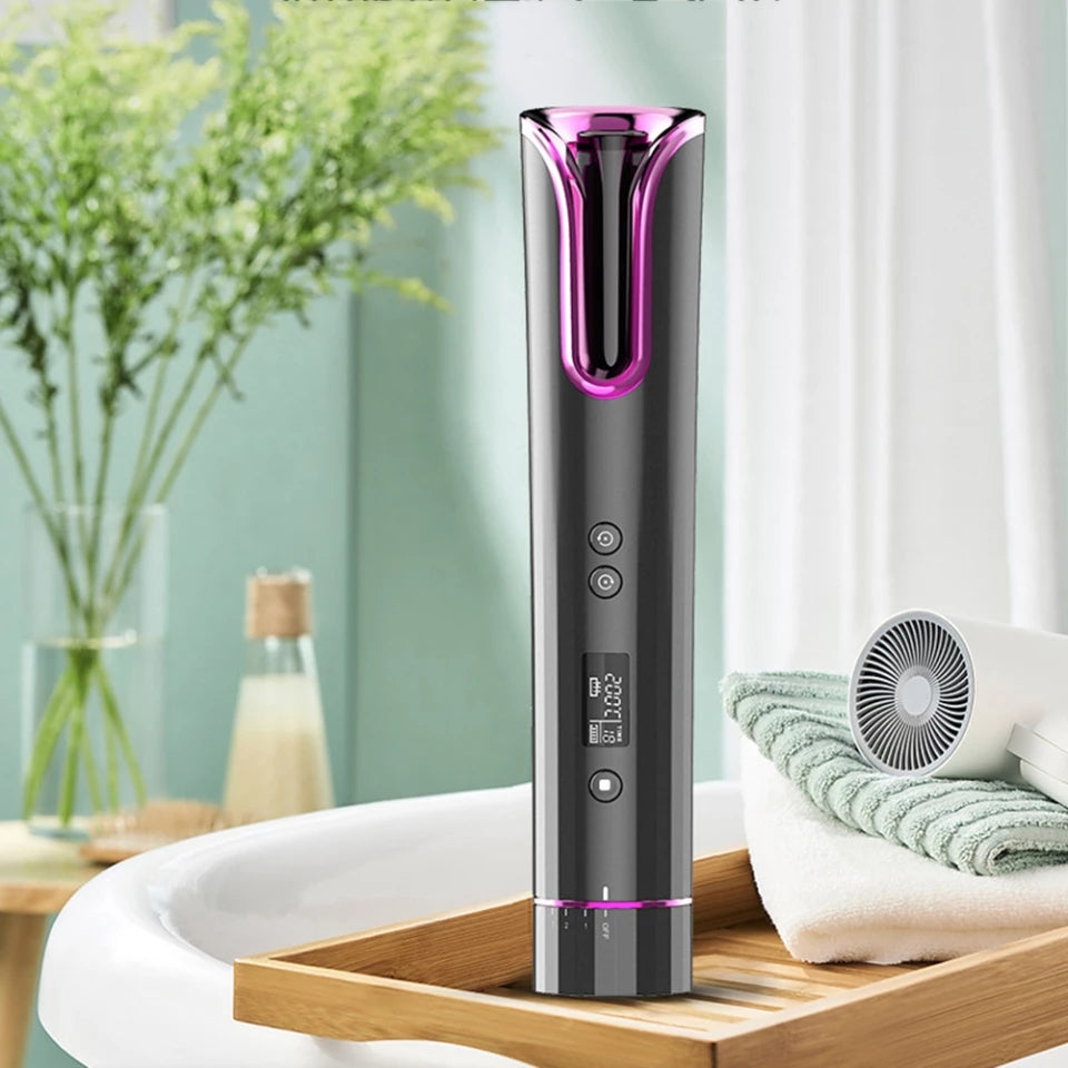 Modelador de Caracóis Automático Sem Fios - Edição Deluxe