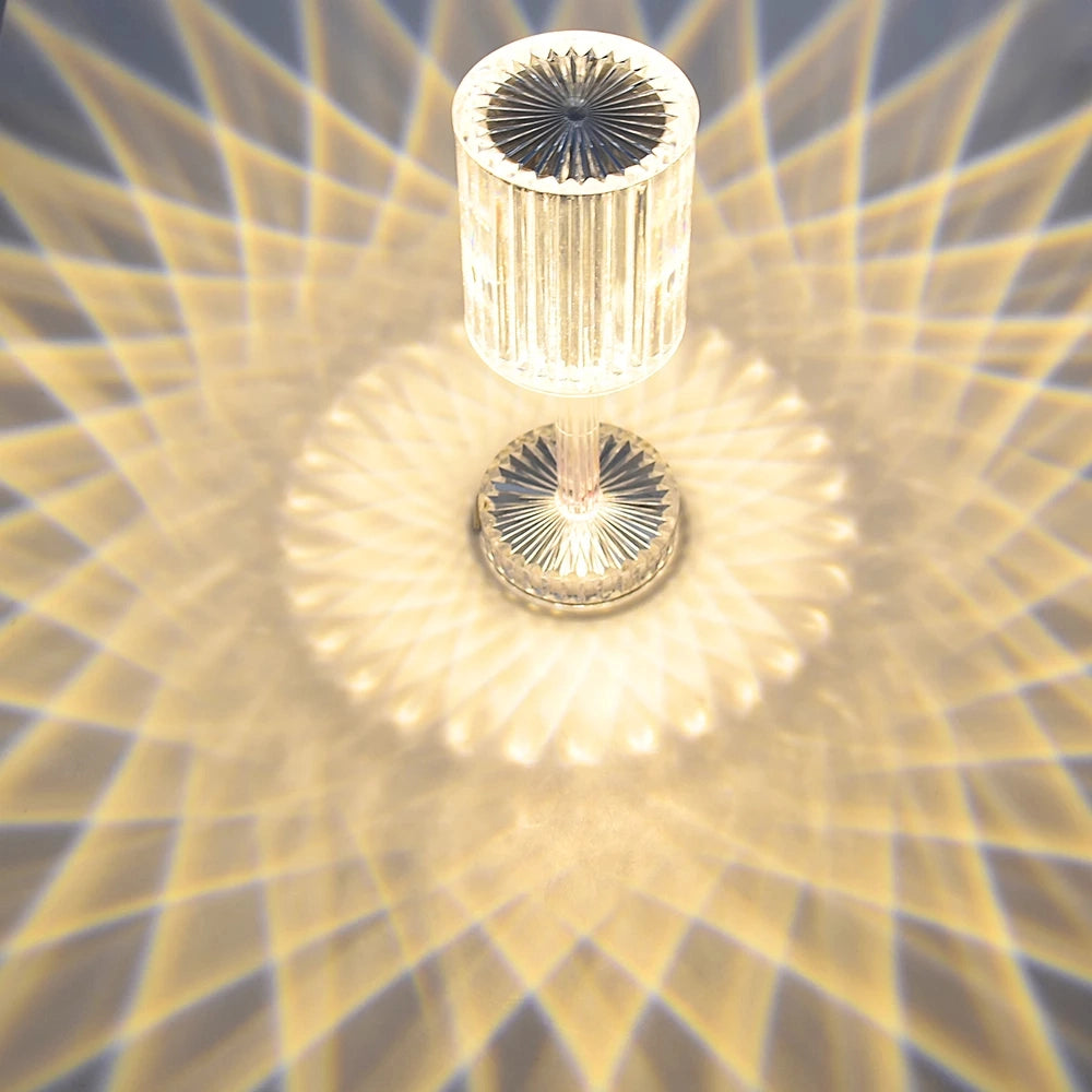 Candeeiro de Mesa Touch Crystal