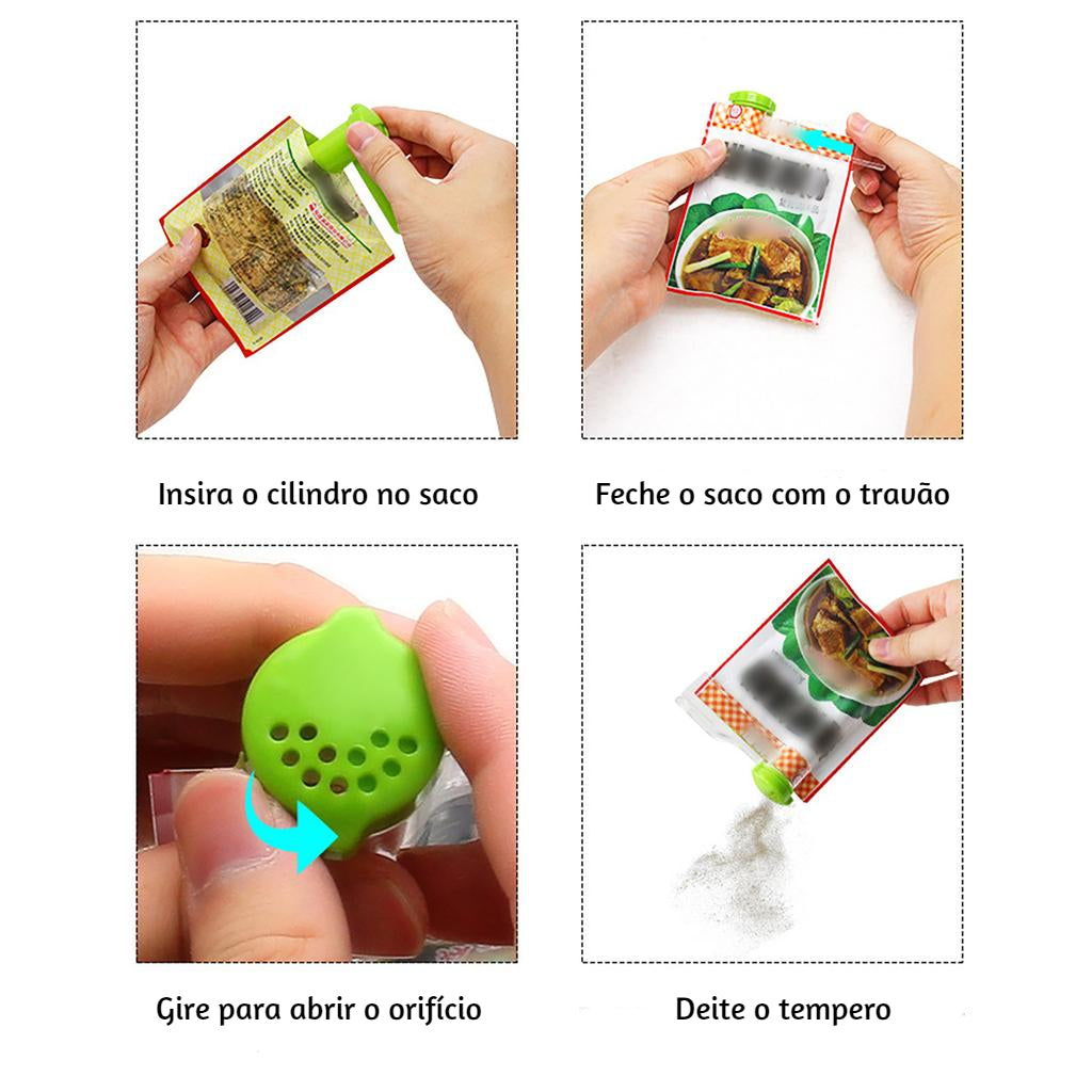 Dispensador de Especiarias Rotativo-12 pcs