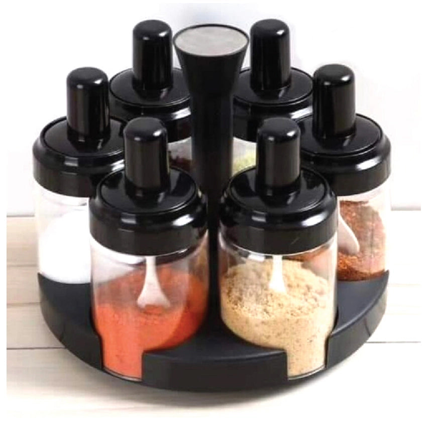 Organizador de Especiarias Rotativo-6PCS
