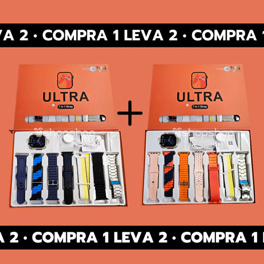 Pack Smartwatch Ultra 7 em 1