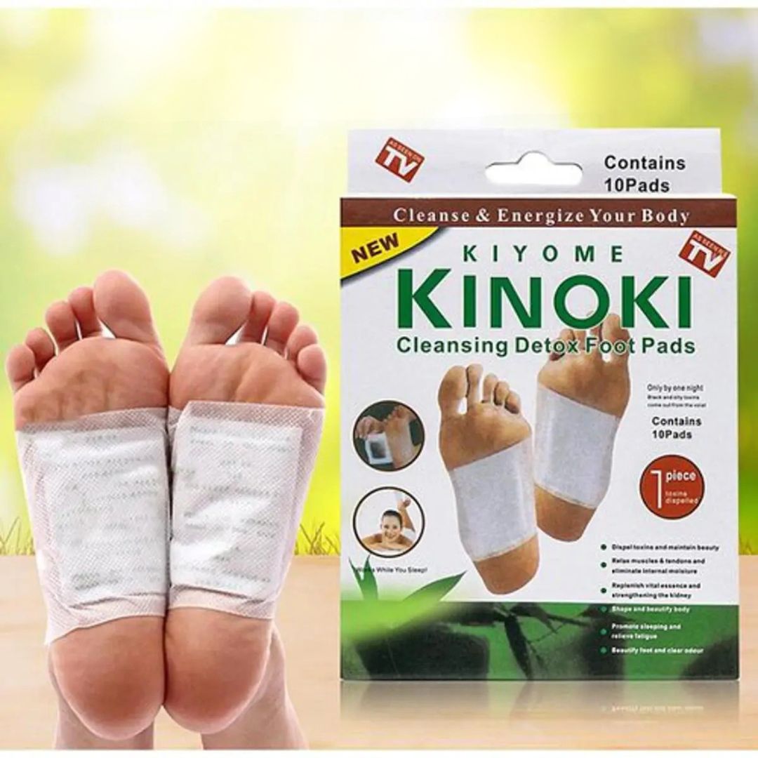 Adesivos Detox para Pés Kinoki – 10 unidades