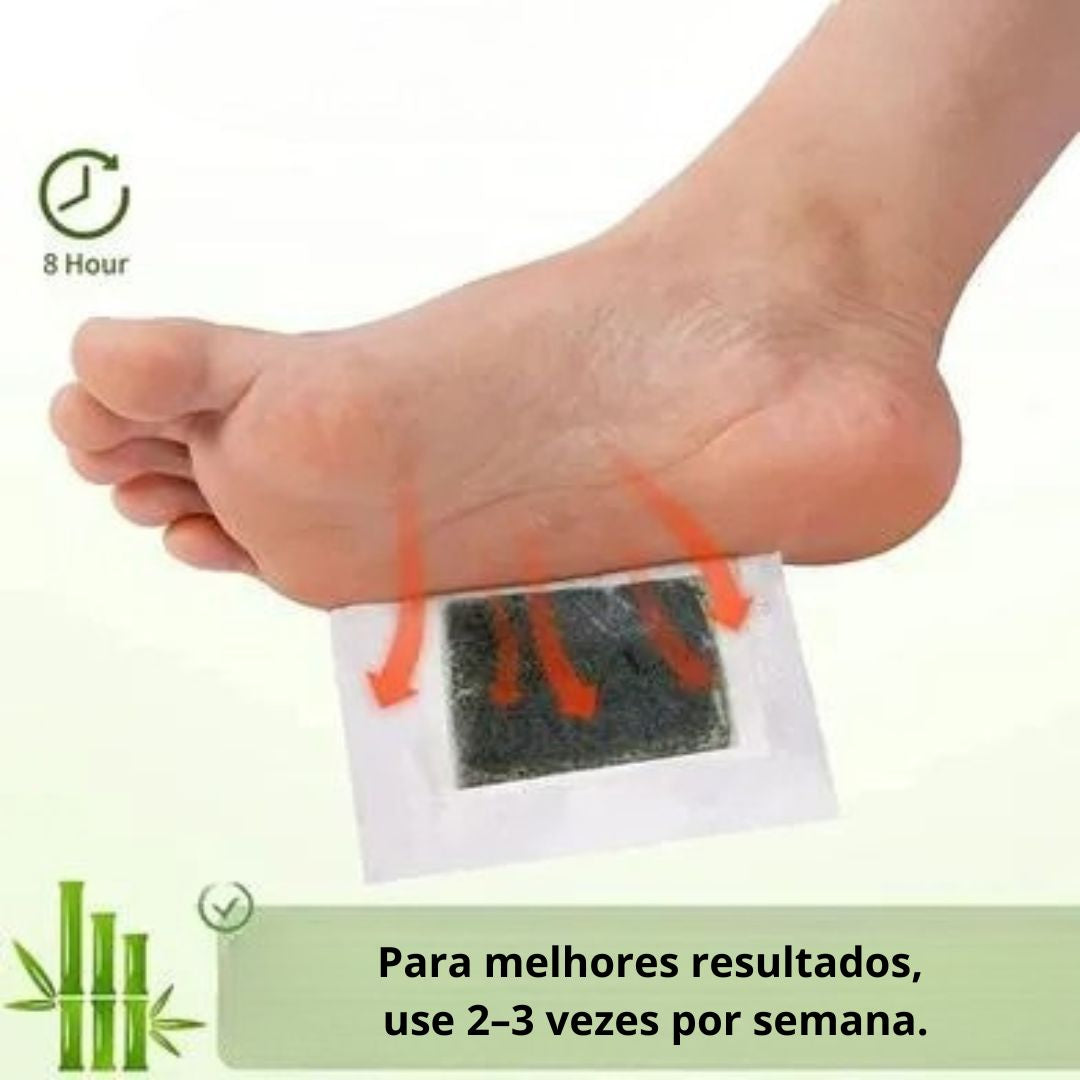 Adesivos Detox para Pés Kinoki – 10 unidades
