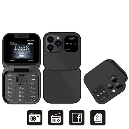 Telemóvel Dobrável Dual SIM