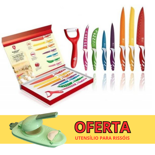 Conjunto de Facas Cerâmicas + OFERTA