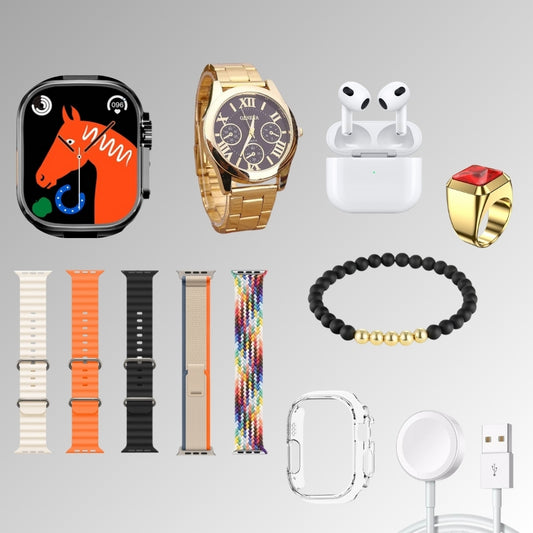 Pack Smartwatch Ultra3 - 9 em 1