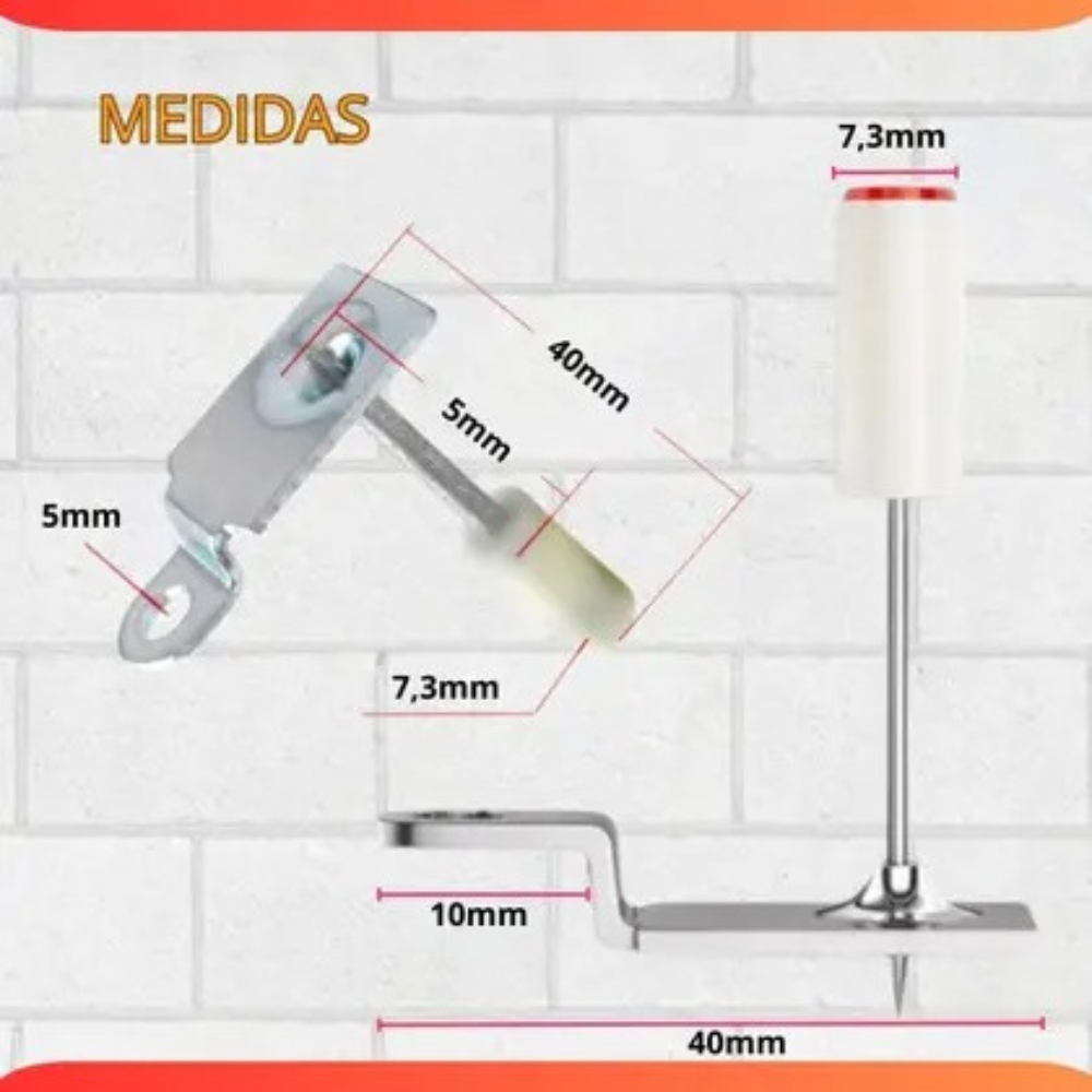Pregos de Fixação com Gancho