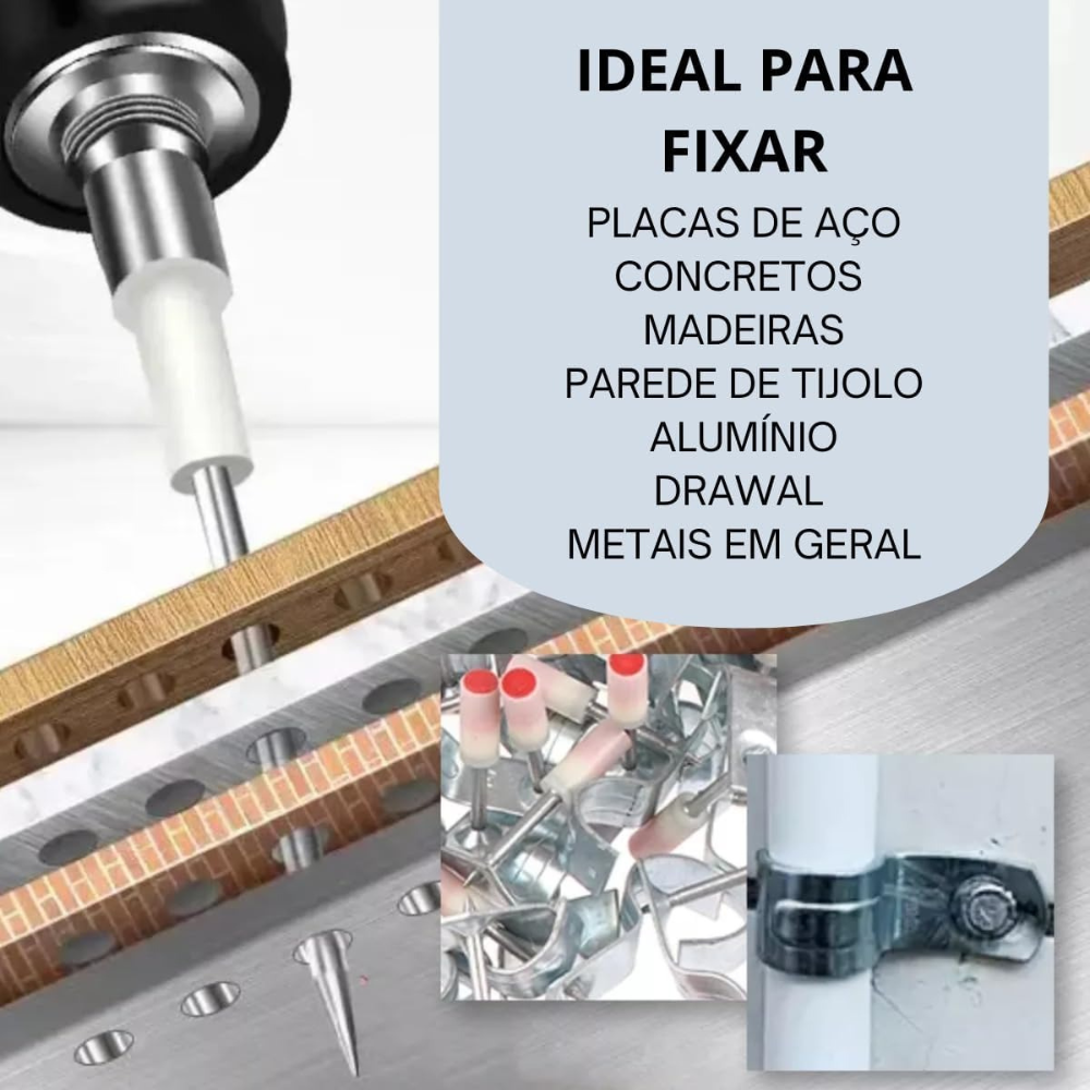 Pregos de Fixação para Tubo - 100pcs
