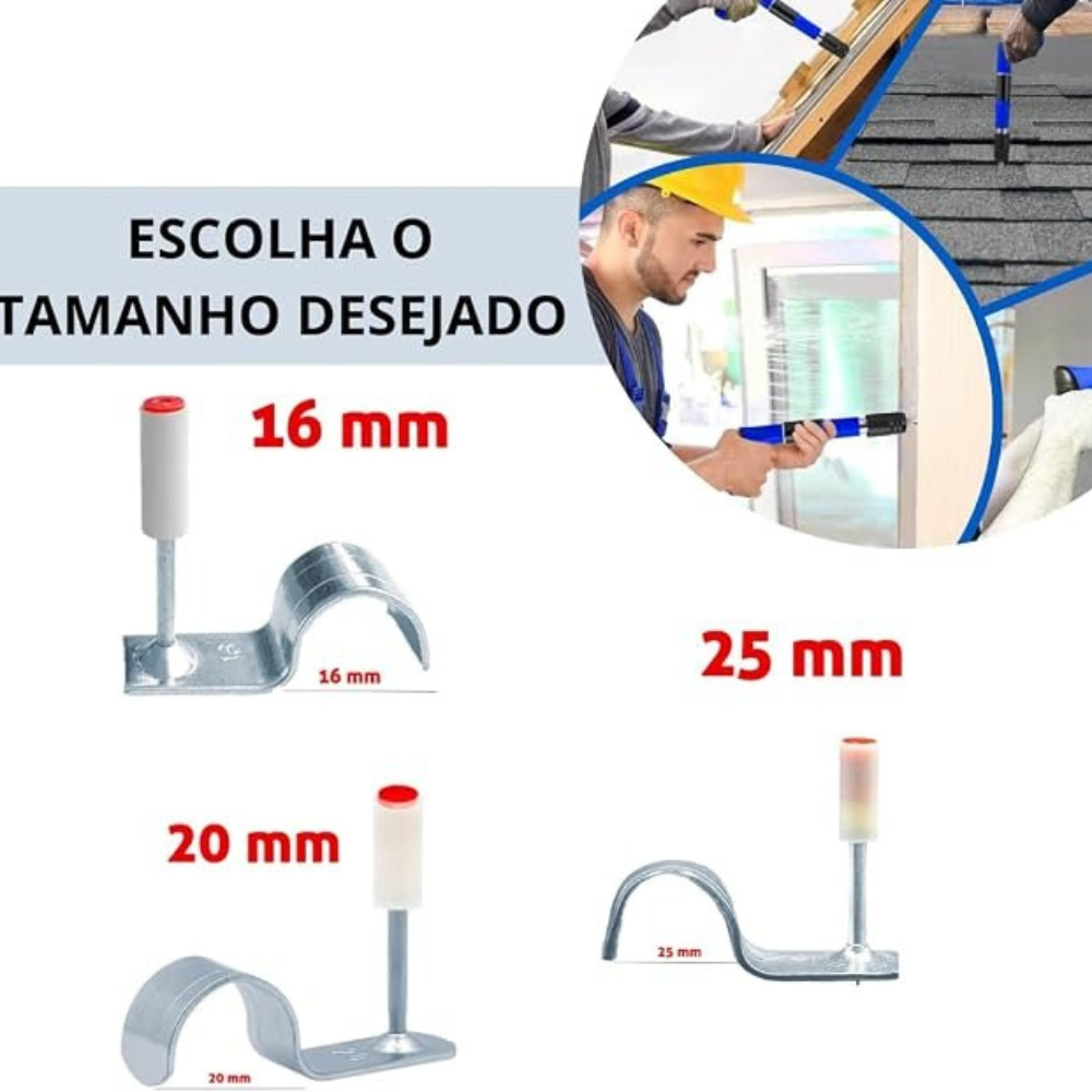 Pregos de Fixação para Tubo - 100pcs