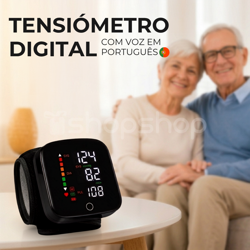 Tensiómetro Digital com Voz em Português