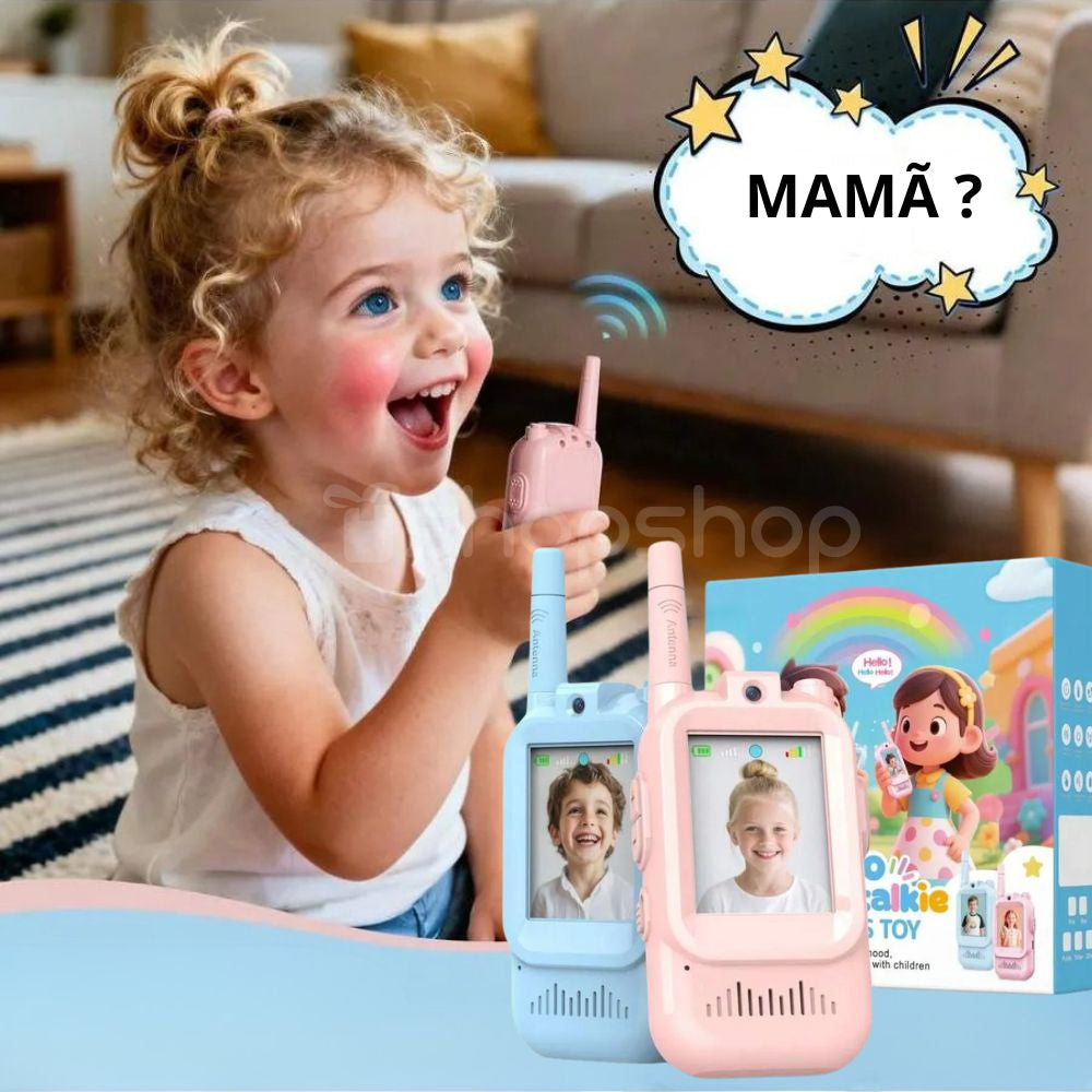 Walkie Talkie Infantil com Vídeo