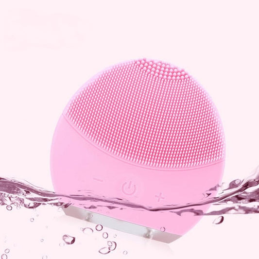 Escova Sónica de Limpeza de Rosto - Rosa